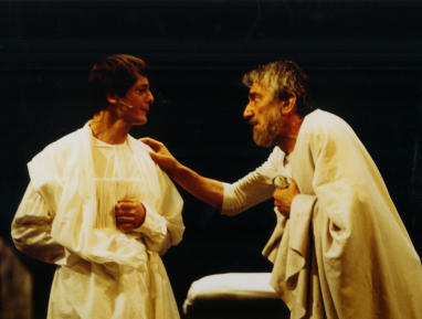 *Nel ruolo di Critone, con Gigi Proietti (Socrate)