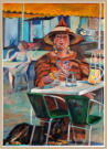 Dame au Café de Arles - acrilico su tela, 2008