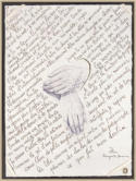 Mani - Omaggio a Marguerite Yourcenar - Tecnica mista su carta, 1987